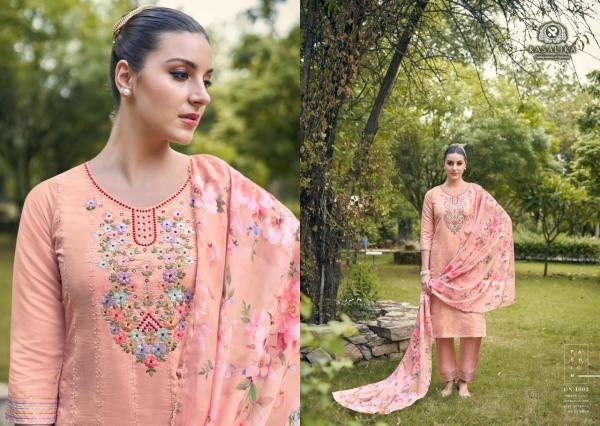 Rasalika Pastels Viscose Silk Top Bottom With Dupatta